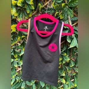 🔹 4/$25-‎ Converse Pink & Black Graphic Tank